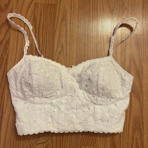 Lilly Pulitzer White eyelet tank